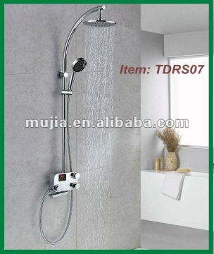 TDRS07 Guang Dong Newest Brass thermostatic Overhead Big Rain shower