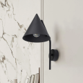 Cono wall lamp with LED light bulb