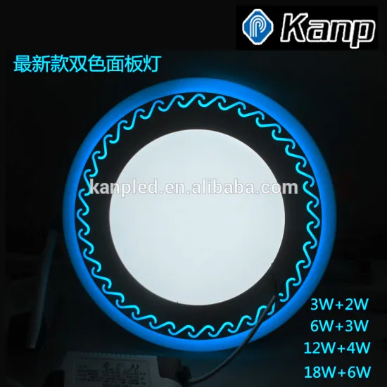 New Design Double Color Recessed Decor Indoor Led Ceiling Panel Lights