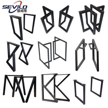 Modern Metal X-Shape Table Legs and Furniture Components