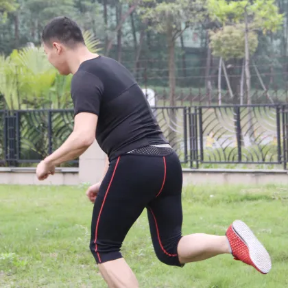 Hot sweat men use neoprene slimming body shaper