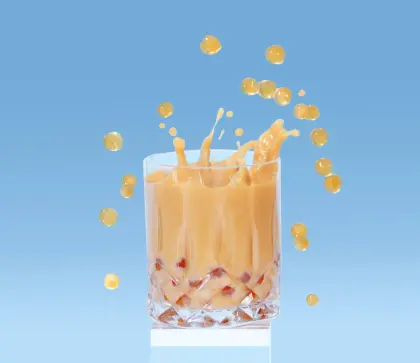 Frozen Coffee Golden Boba food