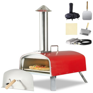 Manufacture Portable Outdoor Wood Fired Pellet Pizza Oven Multi-Fuel Toaster Bread Oven for Home Indoor Backyard
