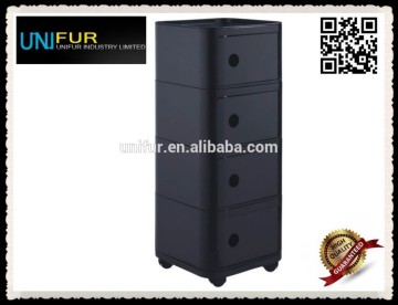 UFB853D replica colorful square ABS wheeled componibili/bedroom wardrobes