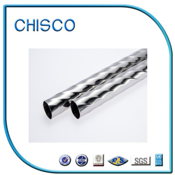 Good quality Welded 201 / 316 / 304 stainless steel screwy tubes