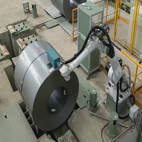 Automated Steel Coil Labeling Machine