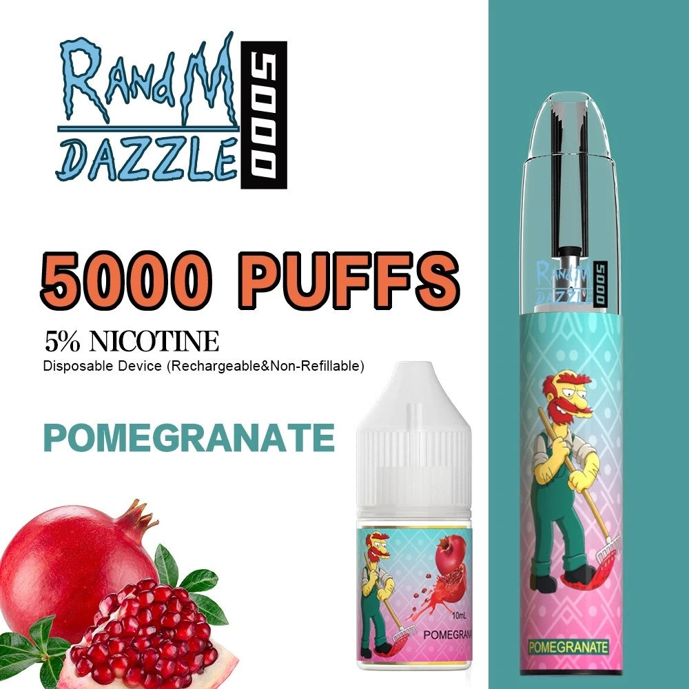 Da5cc4bec4143484c857c054e8d288aa Wholesale 5000 Puffs R And M Dazzle 5000 Disposable Vape Starter Kits