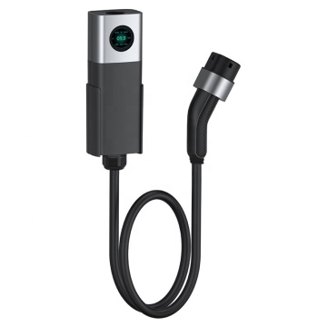 เครื่องชาร์จ EV แบบพกพาและ Wallbox 3.5kW พร้อมจอแสดงผล LED และการควบคุมแอพ