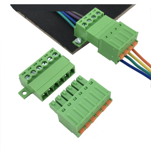 screwless terminal block connector male and female