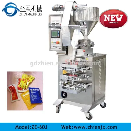 China manufacture automatic hot pepper sauce packaging machine