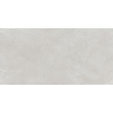 600*1200 carreaux de sol en porcelaine de marbre de couleur gris clair