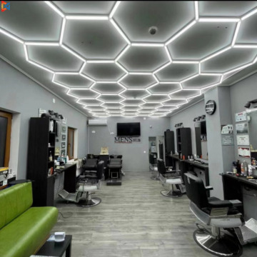 Honeycomb Hexagonal LED Light - AC110-230V Garage Lamp