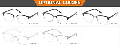 Korean Style Half Frame Optical Eyewear - Anti Blue Ray Glasses