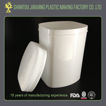 Big size storage white hard plastic box with lids for sale
