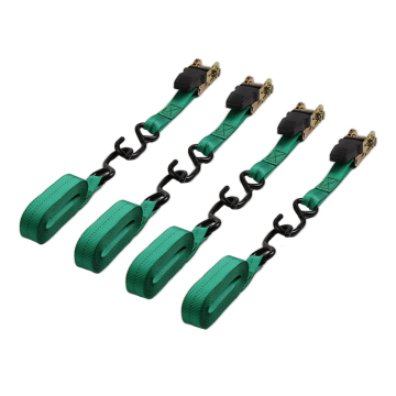 25mm Polyester Ratchet Tie Down Strap 800kg Cargo Lashing Strap