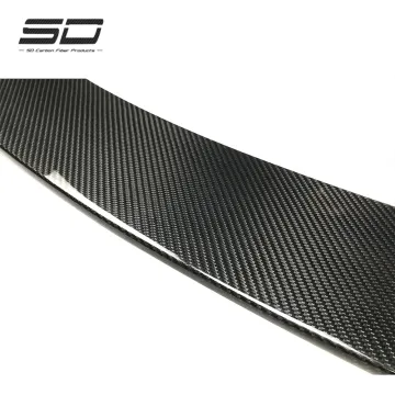 V Design Carbon Fiber Rear Wing Spoiler for Tesla Model 3