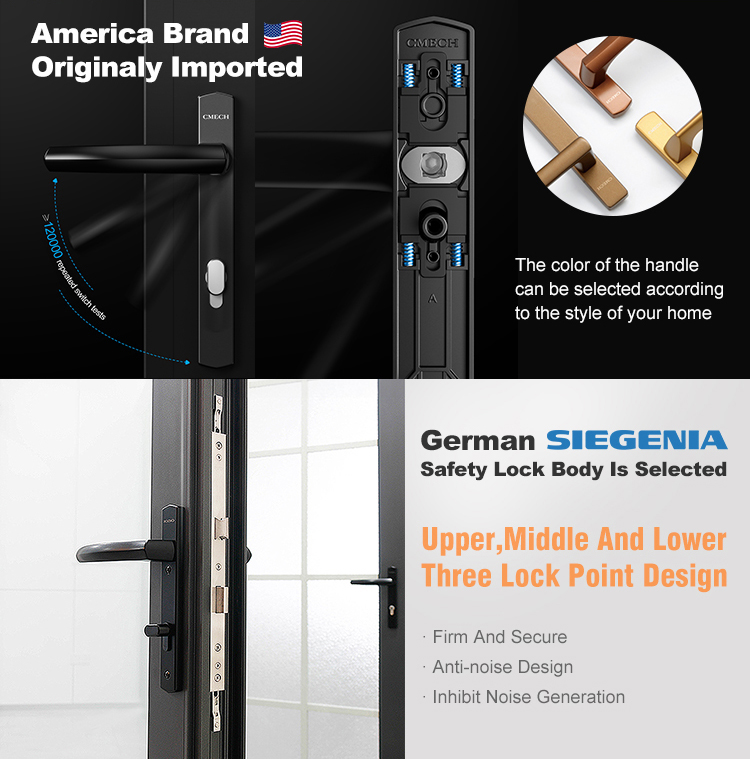 Glass Exterior Entry Luxury Folding Door