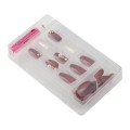 Clear False Nail Plastic Cosmetic Tray with Lid