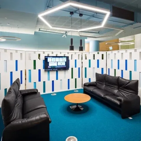 Hlinear L8060-H-796 Hexagon Linear Light Series Hexagon Hanging Light Lamps LED Lights Modern for Hotel Mall Home