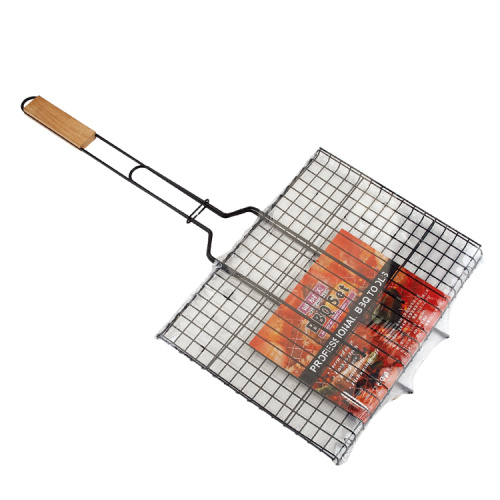 Panier grillagé antiadhésif en fil mental pour barbecue