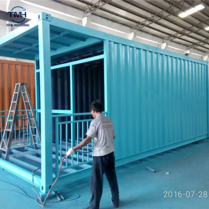 Indonesia combined container house flat pack container house prefabricated