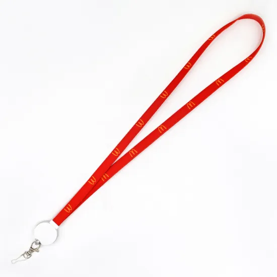 Custom Logo Lanyard Charging Cable, 3 in 1 Fabric USB Lanyard Cable