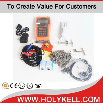 HUF2000-H portable handheld ultrasonic flow meter DN25-DN1000