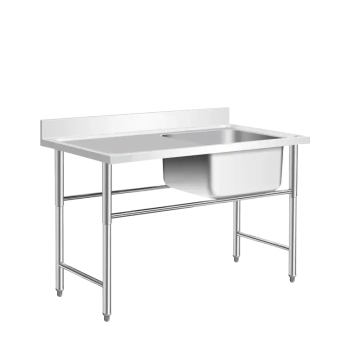 Stainless Steel Industrial Single Bowl Commercial Kitchen Sink