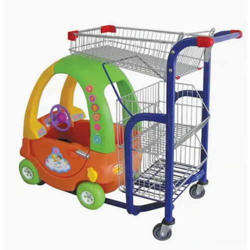 Fun Metal Shopping Trolley for Children