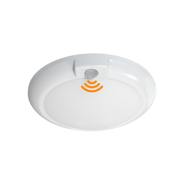 Worbest Intelligent Damp Rated LED Ceiling Light with PIR Sensor