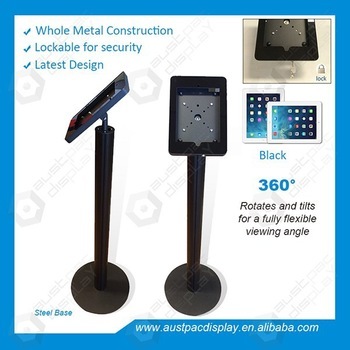 iPad floor stand for iPad 234 Air metal-Black