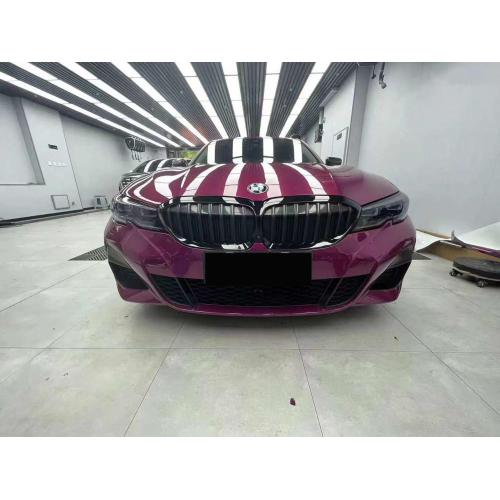 Metallic Vinyl Wrap Matel Dark Purple Car Vinyl Wrap 1.52*18M Supplier