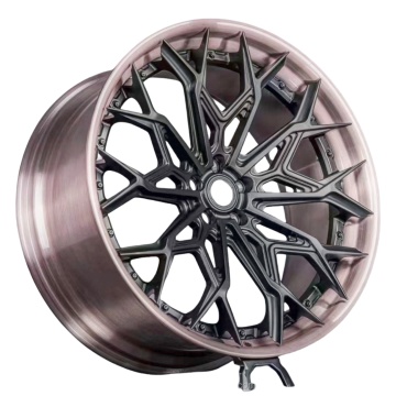 Bku Forged 3 Piece 5x130 Wheels 17-22 Inch Rims Concave Deep Dish Lips Alloy Car Wheels for Porsche 911 992 Carrera S