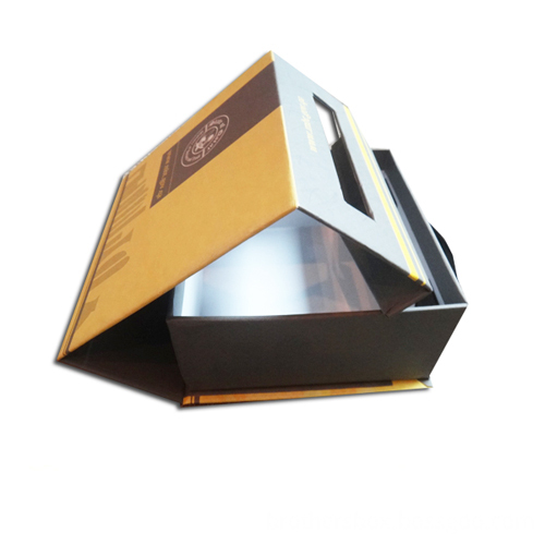 Plastic Handle Magnetic Gift Paper Boxes