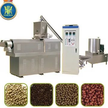 Extrusion aquafeed fish food pellet making machines