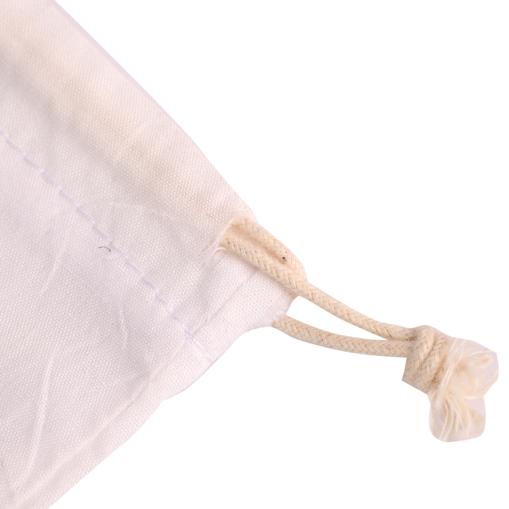 Customized White Cotton Packaging Bags for jewellery