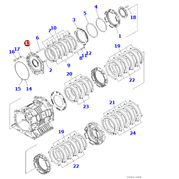HD785-7 561-15-71181 HOUSING