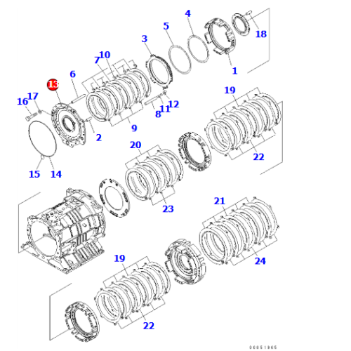 HD785-7 561-15-71181 HOUSING