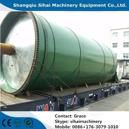 Waste Tire Convert Into Fuel Oil Machine
