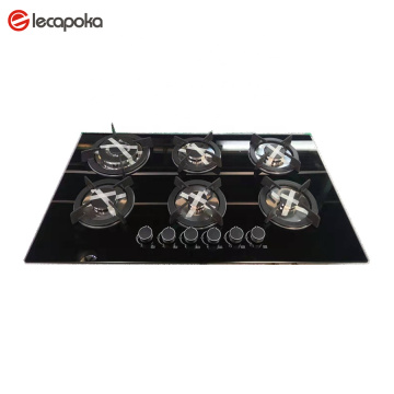 6 burnerManual Ignition Gas Cooker