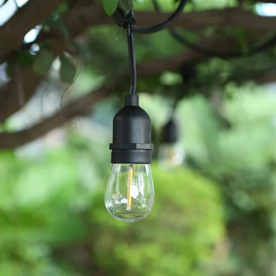 Christmas lighting globe E26 socket waterproof string led lights