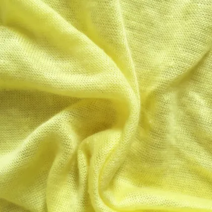 Natural fiber knitting linen jersey fabric