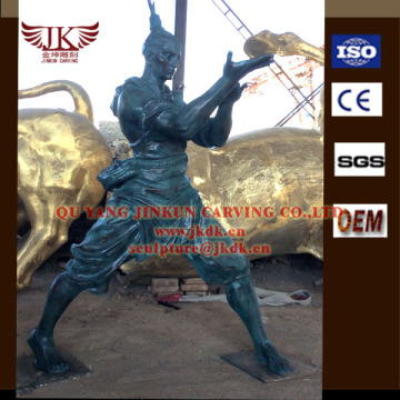 Quyng Jinkun carving H:200CM bronze figure sculpture