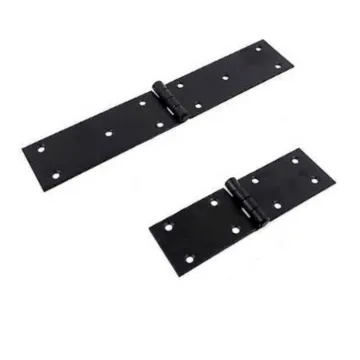 Customized Heavy Duty Metal Hardware Iron Steel Black Furniture Cabinet Hinges