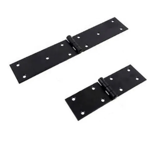 Customized Heavy Duty Metal Hardware Iron Steel Black Furniture Cabinet Hinges