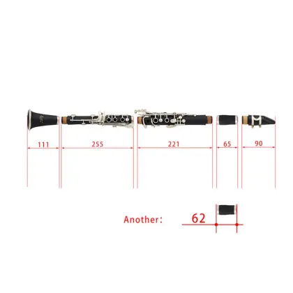 SLADE 17 Key Clarinet Falling Tune B Soprano Nickel Plating Musical Instruments Professional Woodwind Instruments