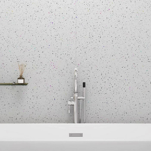 White Sparkle Shower Panel