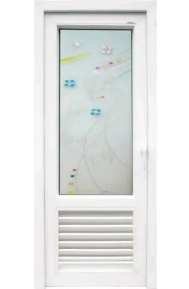 Used commercial glass doors PVC bathroom door with soundproof and fireproof