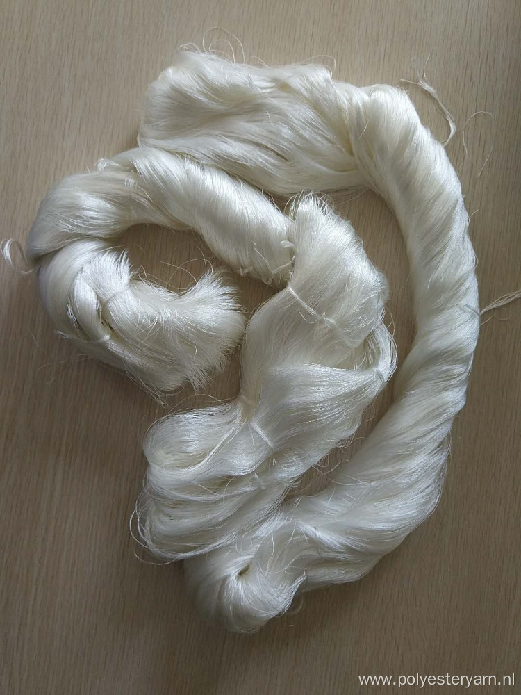 Polyester Embroidery Thread Raw White