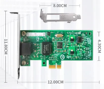 Intel 82576 E1G42ET Server PCIe Dual Port Gigabit Network Card